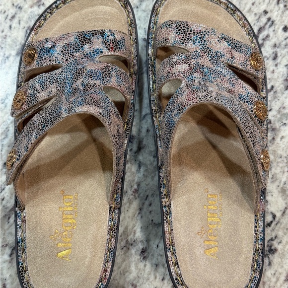 Alegria DINAH-FAWN DOTTIE ADJUSTABLE STRAP SLIDE SANDAL Sz 10.5-11 EU 41 NIB - Picture 7 of 16